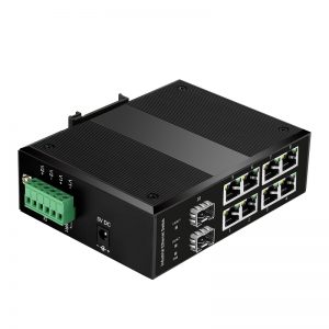 8-Port PoE + 2-Port SFP Industrial Managed PoE Switch