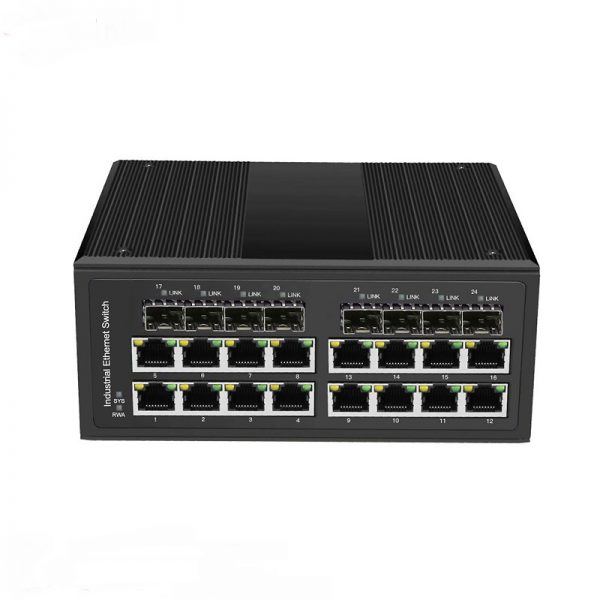 10/100/1000M 16-Port PoE + 8-Port SFP Industrial Managed PoE Switch - Image 3