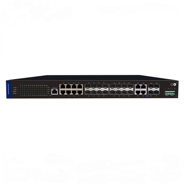 16-port SFP + 4-port TP/SFP + 8-port Ethernet Industrial Ethernet Switches
