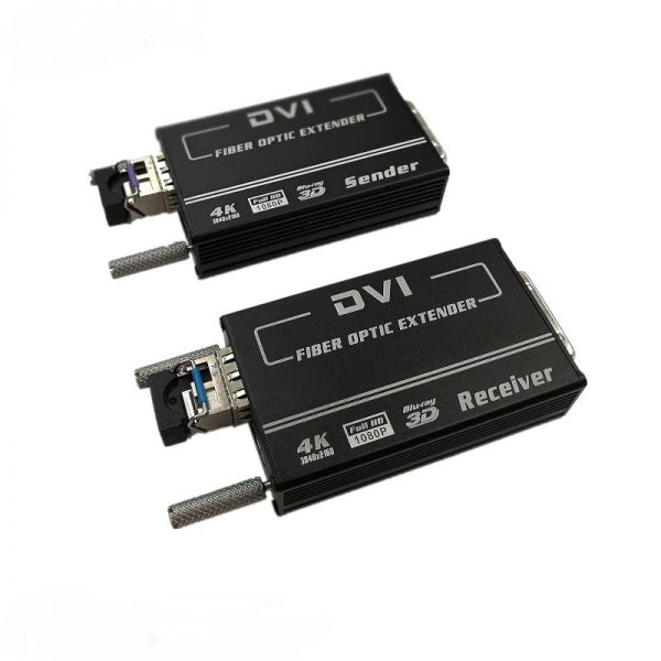 Mini 4Kx2K Full HD Signal DVI Fiber Optical Extender - Image 2
