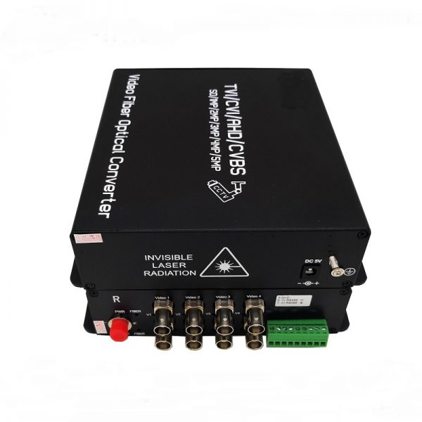 8Ch 5MP HD-AHD/HD-CVI/HD-TVI/CVBS 4-in-1 Video Fiber Converter - Image 2
