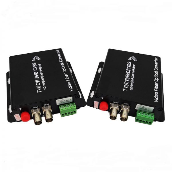 2Ch 5MP HD-AHD/HD-CVI/HD-TVI/CVBS 4-in-1 Video Fiber Converter