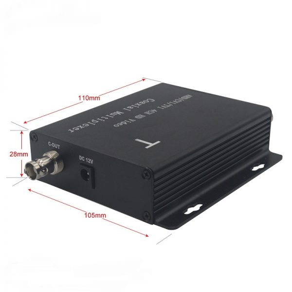 4 CH CVI/AHD/TVI HD Coaxial Multiplexer - Image 2