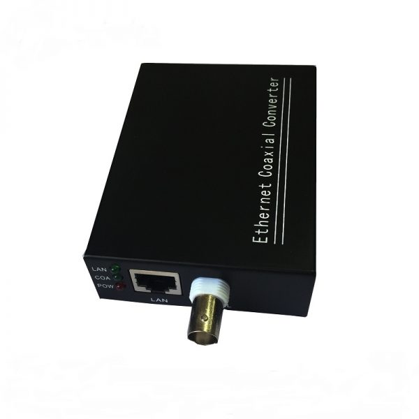Ethernet Over Coax Media Converter (Coaxial Cable to Ethernet Converter)