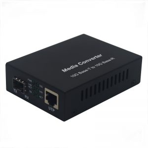 10G Base-T to 10G Base-R Fiber Media Converter