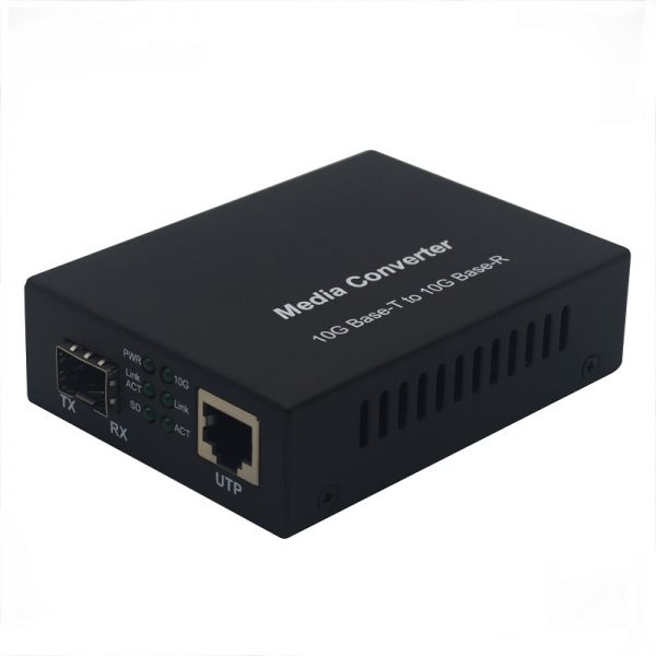 10G Base-T to 10G Base-R Fiber Media Converter