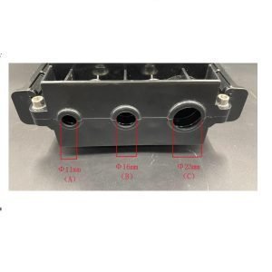 96 Cores Horizontal Fiber Optic Joint Closure 3 inlet 3 outlet (Model: FSN-F003)