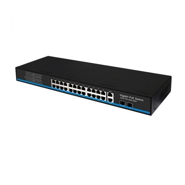 24*10/100/1000Base-TX PoE port + 2*10/100/1000Base-TX uplink RJ45 port + 2*1000M SFP PoE Switches (FSN-2440GP-SFP) - Image 4